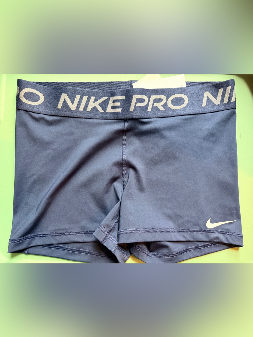 Nike Pro Women's Navy Blue Athletic Compression Shorts
